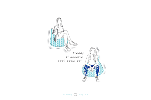 pavan arianna design sixteenth pouf lui è freddy storytelling illustrator outline texture