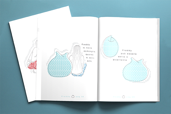 pavan arianna design sixteenth pouf lui è freddy storytelling illustrator outline texture